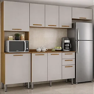 Cozinha New Valência Cinamomo/Off - Sallêto
