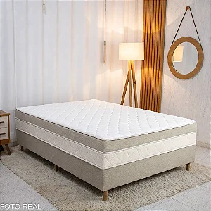 Cama Box Casal Ortopédico Sonho Bom Premium Nosso Sonho - 138x188x62