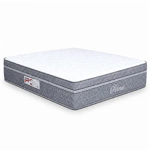 Colchão Casal Molas Ensacadas Petrus Clean Paropas 138x188x30 cm | Suporta até 300kg