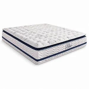 Colchão Casal Molas Ensacadas Blue Paropas 138x188x32 cm | Suporta até 300kg