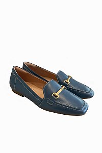 Mocassim Basic Comfort Azul