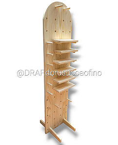 Painel Pegboard em Arco - Totem Expositor