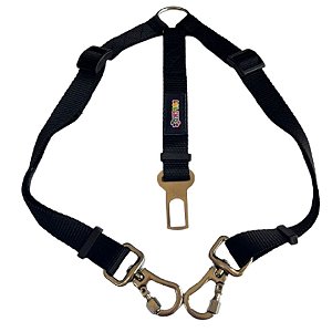 Cinto Duplo Resistente Luleko - Preto