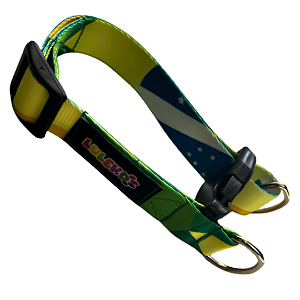 Coleira Brasil Luleko - Amarela Bandeira
