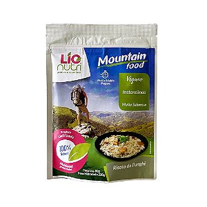 Contém : 01 - Comida Liofilizada Arroz com Carne de Panela 80g - Lionutri  01 – Comida Liofilizada Tiras Crocantes de Frango com Batata Doce 25g -  Lyovibes 01 – Comida Liofilizada