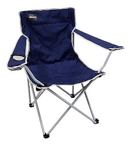 Cadeira Nautika Alvorada para Camping Dobrável com Bolsa e Porta Copos Reforçada