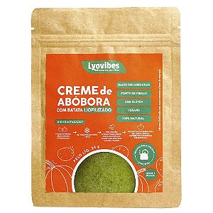 Comida Liofilizada Creme De Abóbora Com Batata Lyovibes