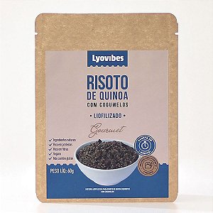 Comida Liofilizada Risoto de Quinoa com Cogumelos Lyovibes