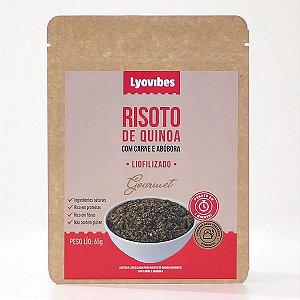 Comida Liofilizada Risoto de Quinoa com Carne e Abóbora Lyovibes