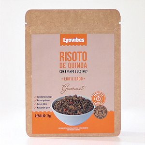 Comida Liofilizada Risoto de Quinoa com Frango e Legumes Lyovibes