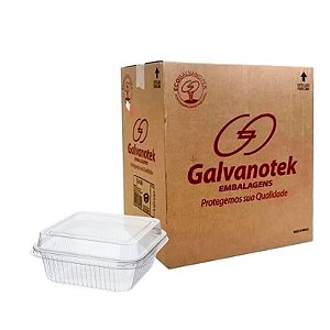 Embalagem Quadrada Doce 200ml Galvanotek G650 300und