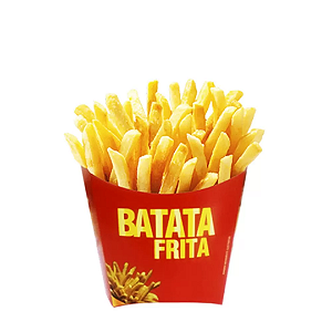 Caixa para Batata Frita Grande Vermelha - 50 unidades