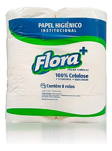 Papel Higienico Flora Plus Ouroppel 100% Celulose
