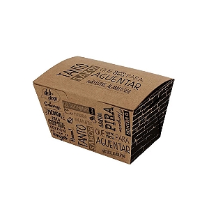 Caixa para fritas e porções viagem 130g - FV6K - 100 unid