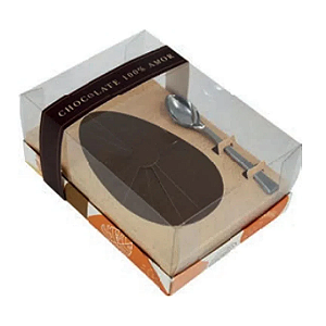 Caixa Classic Ovo de Colher 100% Amor 250g (2985) - C/5unidades - ideia