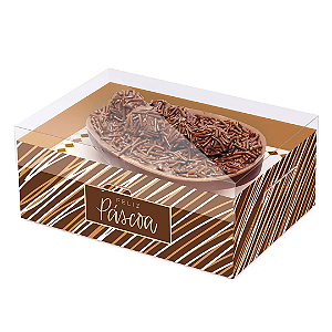 Caixa New Practice 1 Meio Ovo 250g Tons de Chocolate (13004503) 6UN - CROMUS