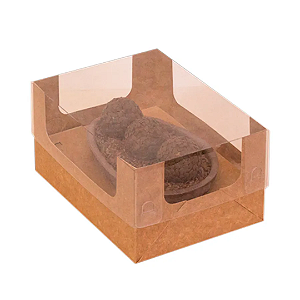 Caixa Encanto Essencial Alta 2 em 1 Kraft 250/350g (4590) - 05 Unidades - Ideia