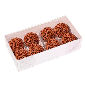 Caixa Basic Para 8 Doces Branco 10 Unidades - IDEIA