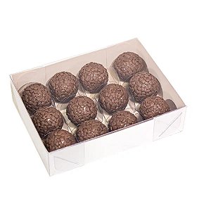 Caixa Basic Para 12 Doces Branco 10 Unidades - IDEIA