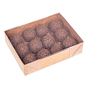 Caixa Basic Para 12 Doces Kraft 10 Unidades - IDEIA