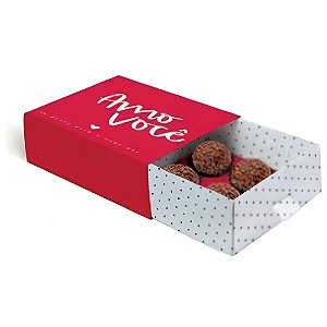 Caixa com Puxador para 4 Docinhos Sintonia