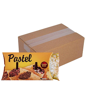Caixa Pastel Delivery Viagem Tradicional - 500 Unidades