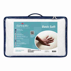 Travesseiro Premium Dunlopillo Basic Soft – Látex Talalay Extra Macio