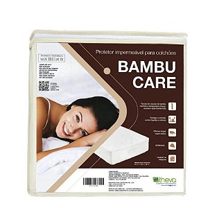 Protetor Colchão Solteiro Impermeável Bambu Care Theva - 088x188