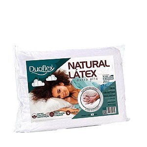 Travesseiro Natural Látex Extra Alto Duoflex - 50x70x18cm