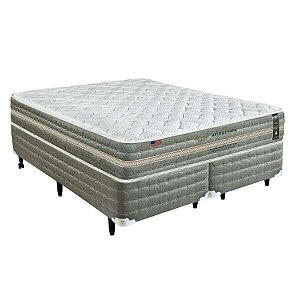 Cama Box + Colchão King Koil Attraction Queen Size - 1,58 X 1,98