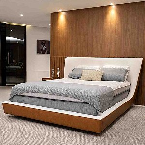 Cama Musa Uultis Móveis – Cama Estofada de Luxo com Design Assinado
