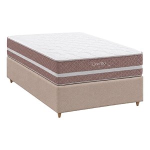 Cama Box Solteirão com Colchão Herval Livorno 108x198 em Goiânia