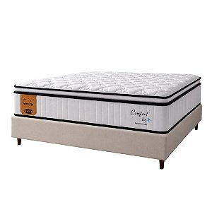 Cama Box com Colchão Casal Prorelax Comfort Ice 138x188 – Premium Gelado
