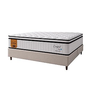 Cama Box com Colchão Queen Prorelax Comfort Ice 158x198 – Conforto Premium Gelado