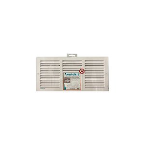 Grade De Ventilação Retangular 35x16 C/tela Anti-inseto Ventokit