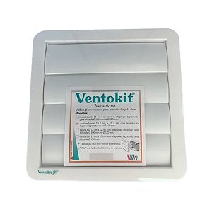 Grade De Ar Veneziana Auto-Fechante Ventokit Para dutos 150mm