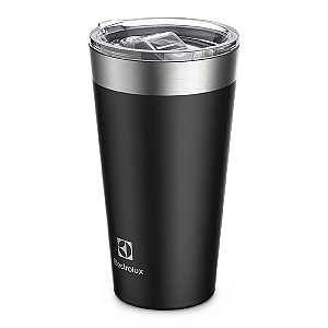 Copo Térmico Electrolux 560ml Preto Sense Com Tampa Hermetica