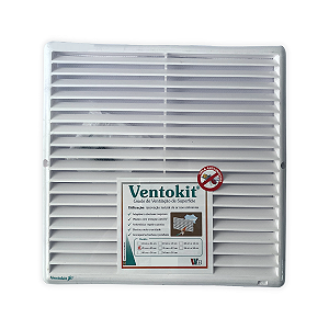 Grade de Superfície Ventokit 25x25 cm Tela Anti Inseto PSAI UV Ventilação