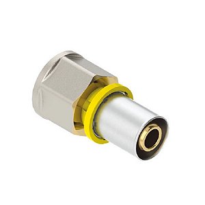 Conector Fêmea  para Gás 26mm X 1 Prensar Emmeti