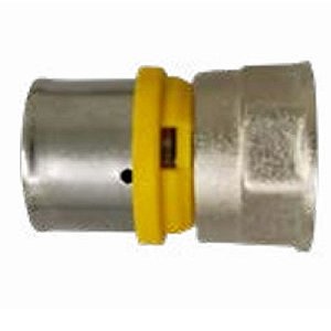 Conector Fêmea Prensar Gás 20MMX3/4" Multicamada Sferagas Kit com 12 unidades