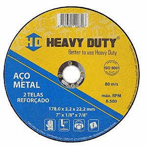 DISCO DE CORTE FASTSTEEL 178X3,2X22,2 - 15 Unidades