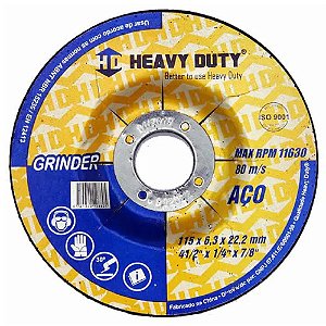 DISCO DE DESBASTE GRINDER 115X6,3X22,2 - 20 Unidades
