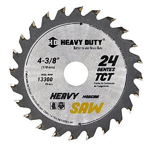 DISCO SERRA VIDEA  4.3/8 X 24 DENTES - 2 UNIDADES