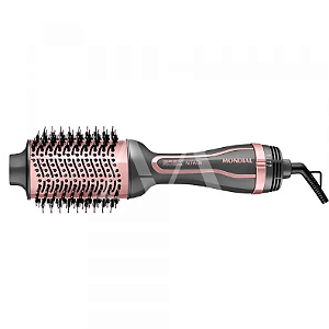 ESCOVA SECADORA MONDIAL GREY ROSE KERATIN CERAMICA 1300W BIVOLT