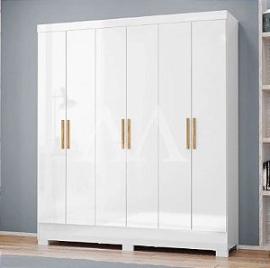 ROUPEIRO 6P. ABRIR 2G MX GLIESE BRANCO NEVE