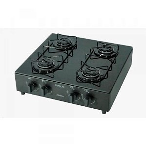 FOGAO 4B BRASLAR COOKTOP ASIATICO GLASS BLACK