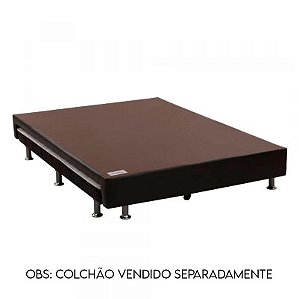 BASE BOX 138X188X25 ORTOBOM SOMMIER CORINO VAZADA PRETO