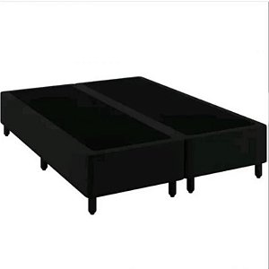 BASE BOX 158X198X27 BIPARTIDA MERON PRETO