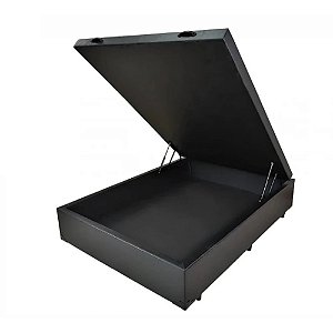 BASE BAU 138X188X39 MEGAFLEX BAU CORINO PRETO