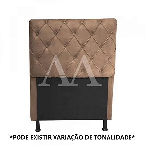 CABECEIRA DE SOLTEIRO LIFESPUMA CAPTONE BEGE